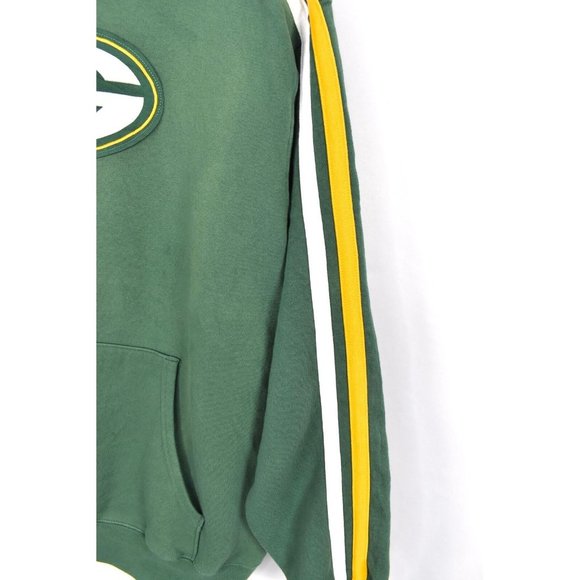 Vintage Green Bay Packers hoodie, NFL green embroidered sweatshirt - AU Large - Picture 3 of 6